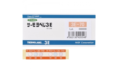 日油技研 NICHIGI 3E-55-日油技研热标签3点显示室外对应型不可逆性55度（1箱20张装）